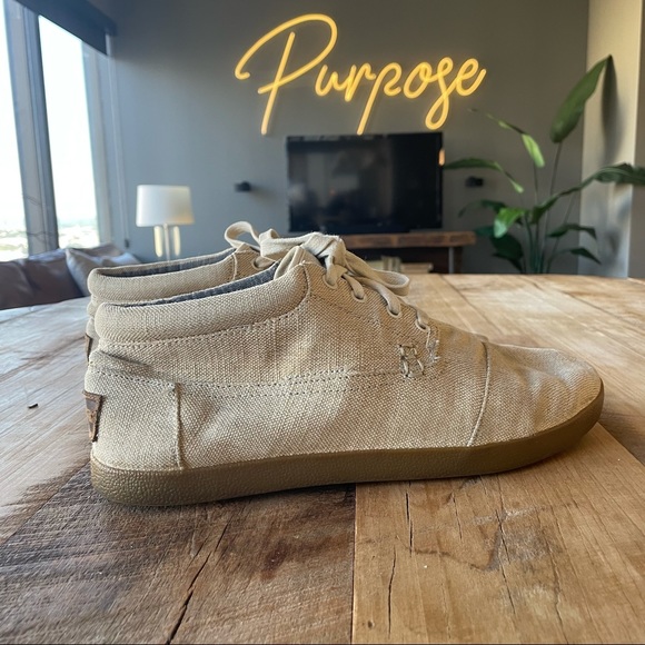 TOMS canvas lace up Alpargata sneakers - Picture 4 of 5